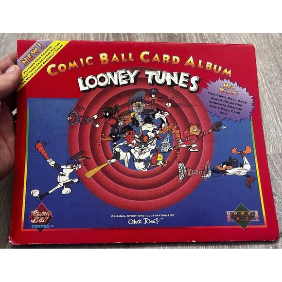 1990 Upper Deck Comic Ball Cards Looney Tunes Album & Card Set - Picture 1 of 5